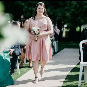 David's Bridal bridesmaid's dress